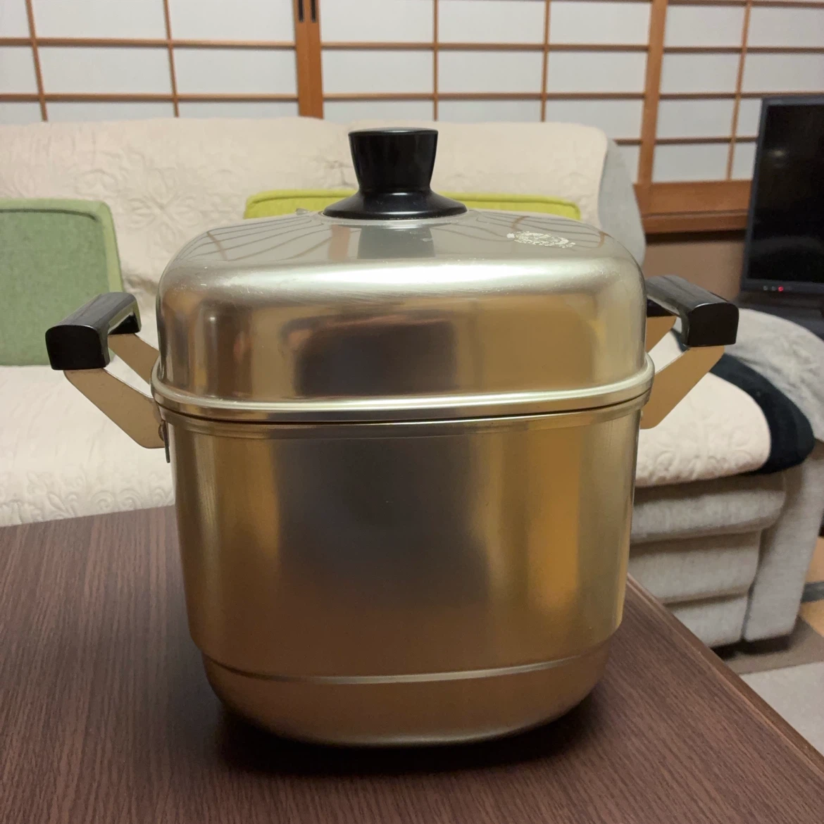 大阪アルミ スクエア鍋 24cm（蒸し器）