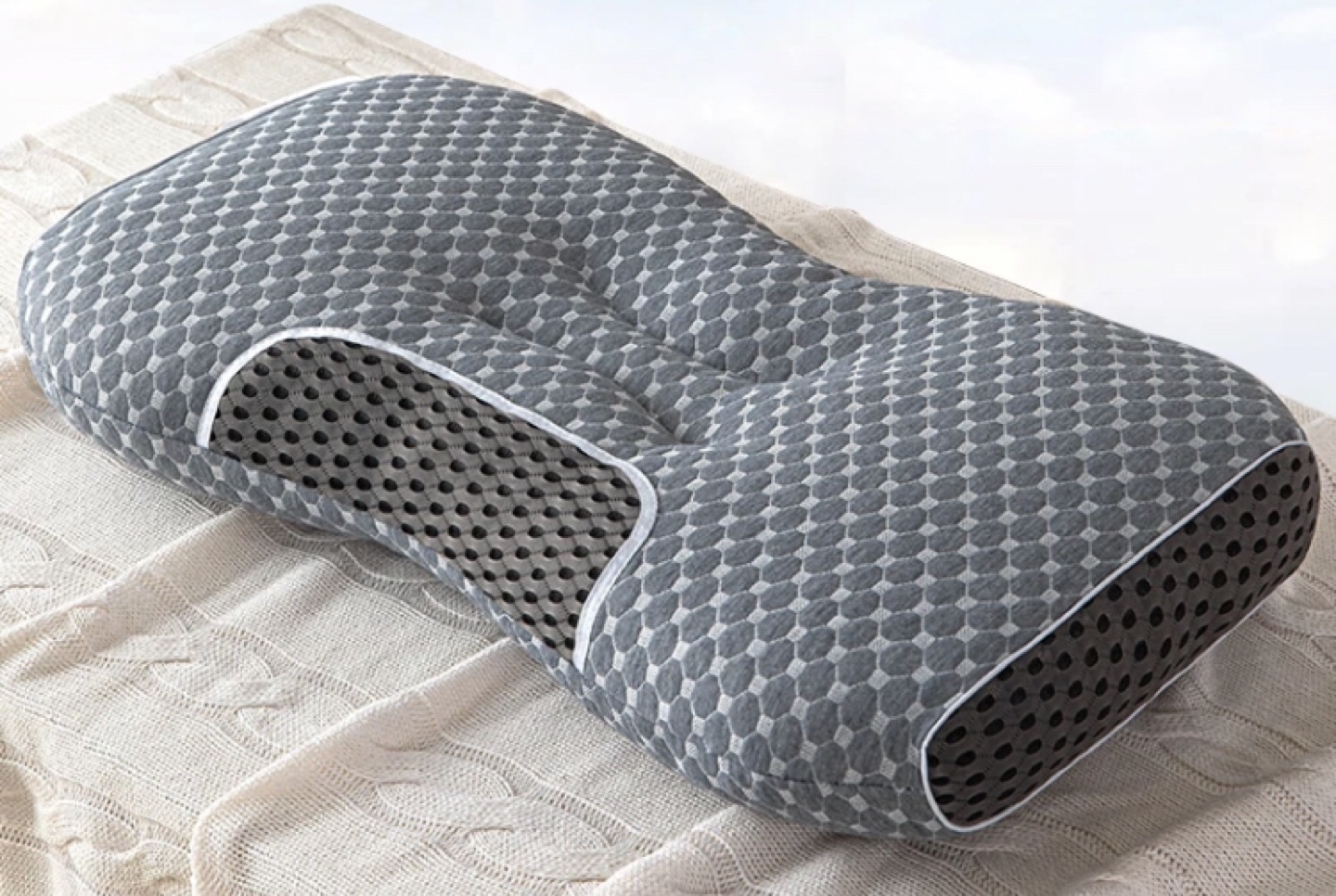 低反発枕 グレー