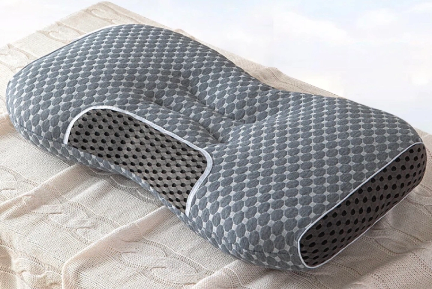 低反発枕 グレー