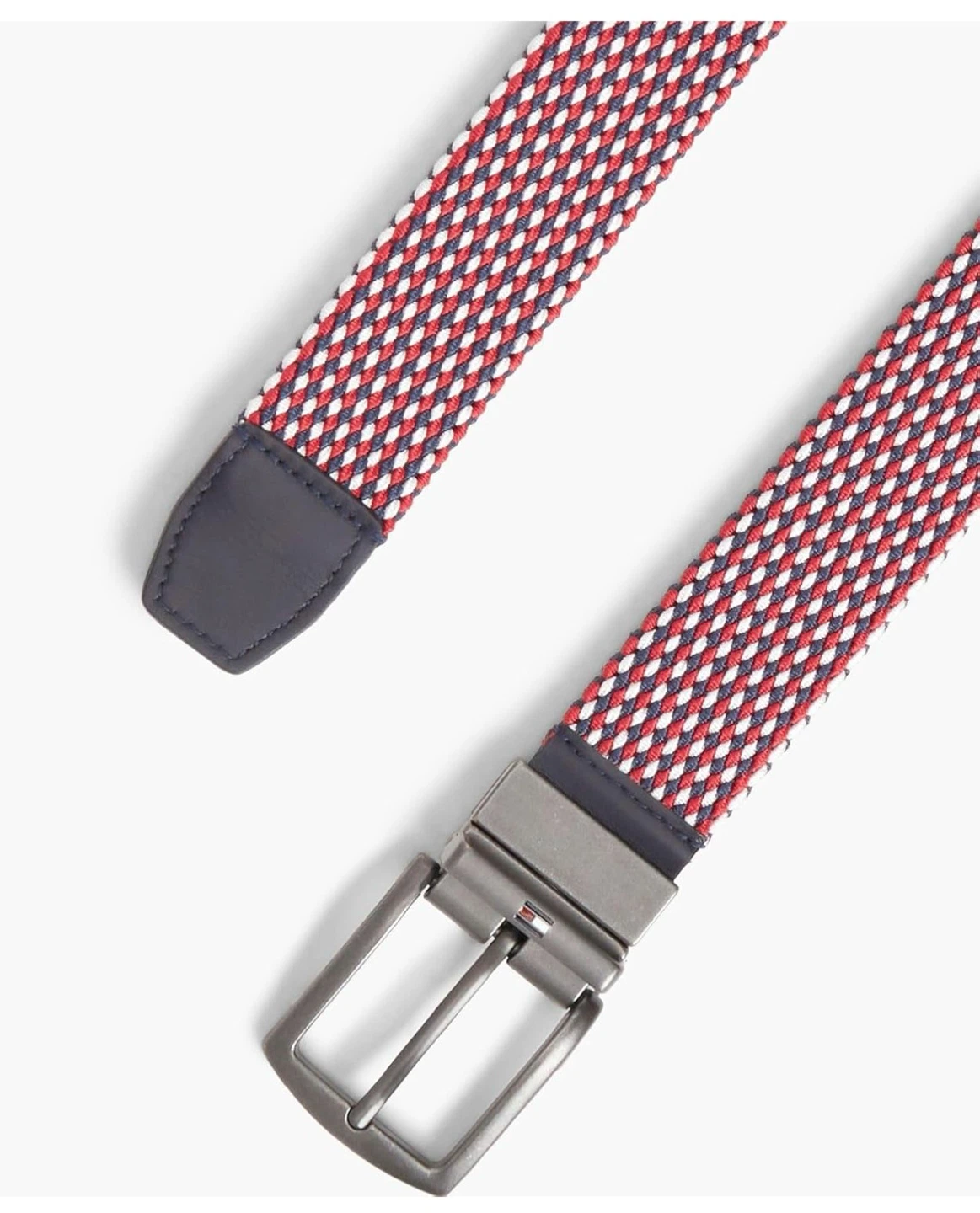 【新品未使用】 TOMMY HILFIGER デントンエラスティックリバーシブルベルト ネイビーの写真5枚目