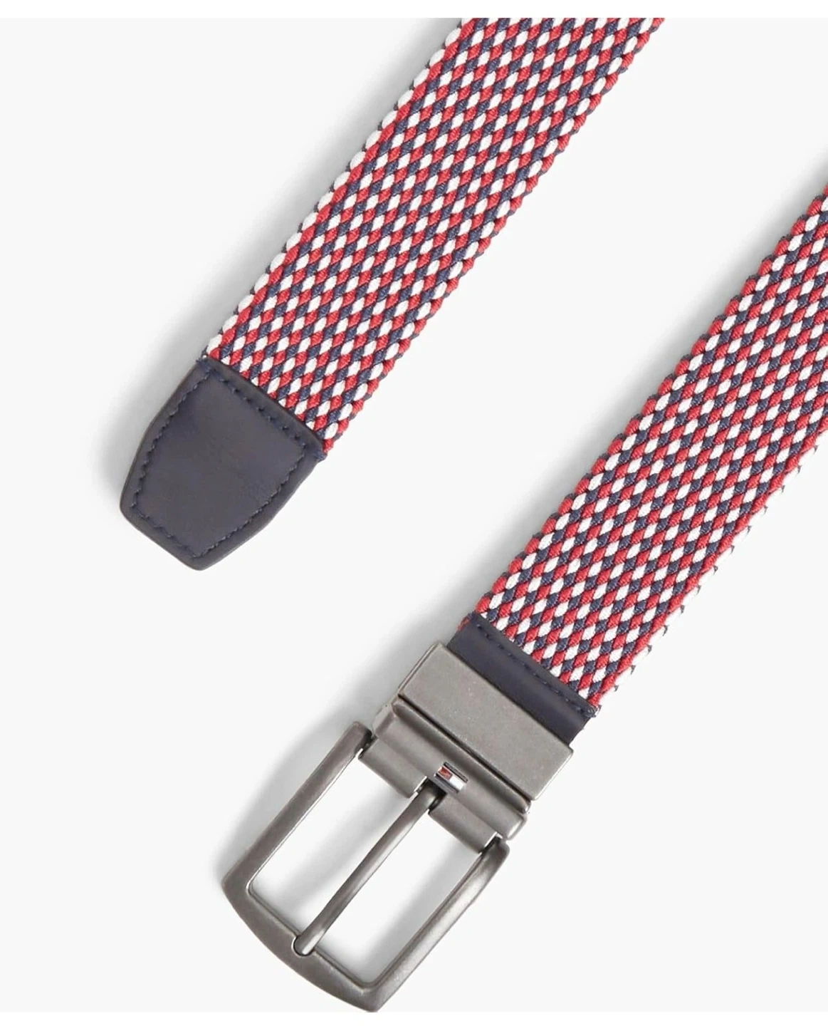 【新品未使用】 TOMMY HILFIGER デントンエラスティックリバーシブルベルト ネイビーの写真5枚目