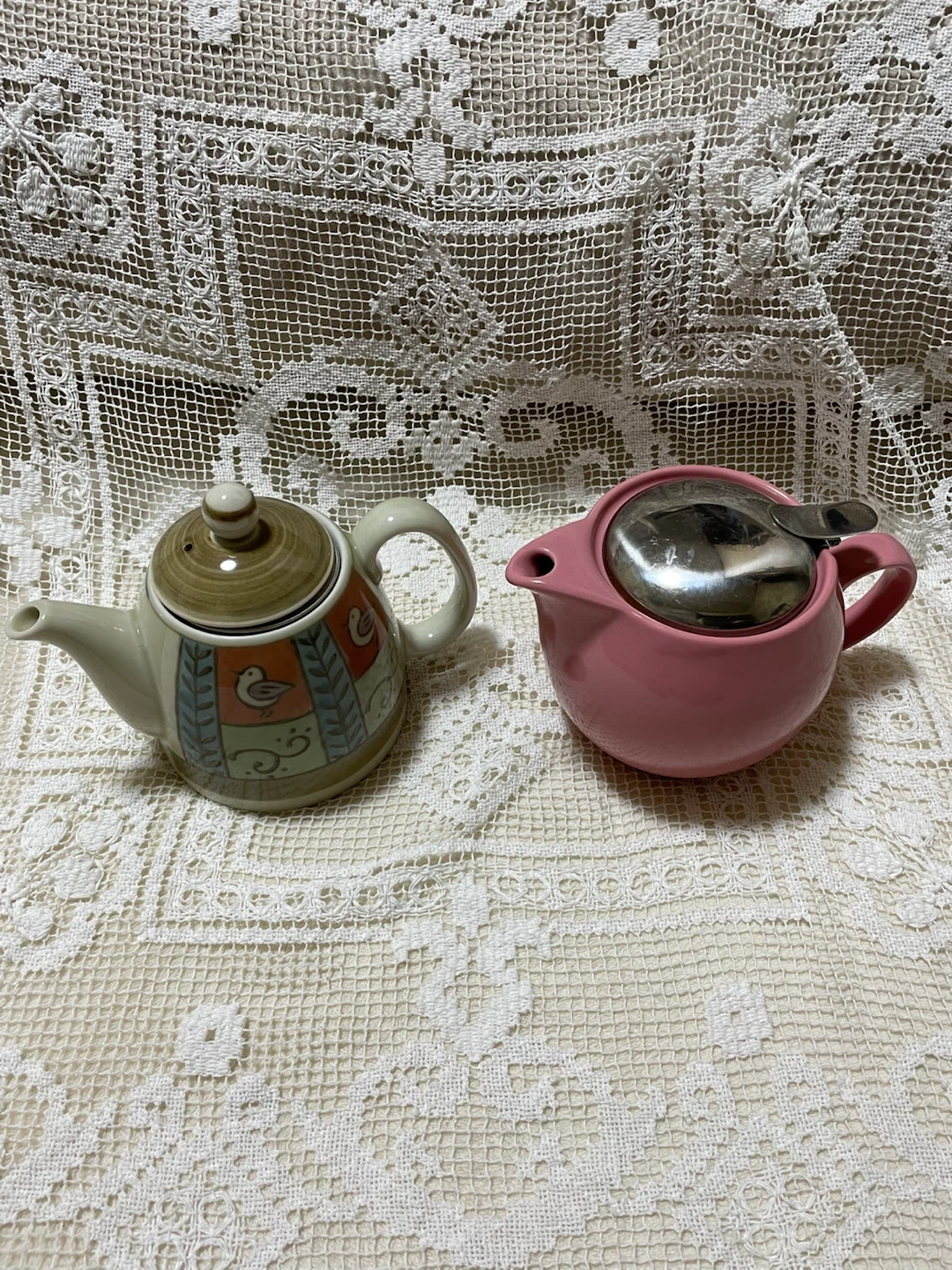 ティーポット 2点セット 陶器