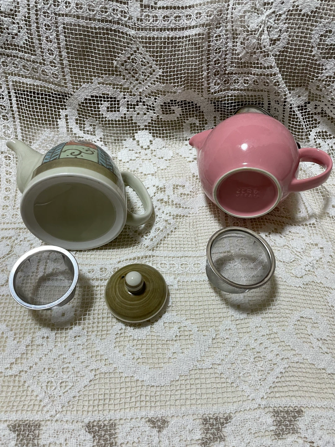 ティーポット 2点セット 陶器の写真3枚目
