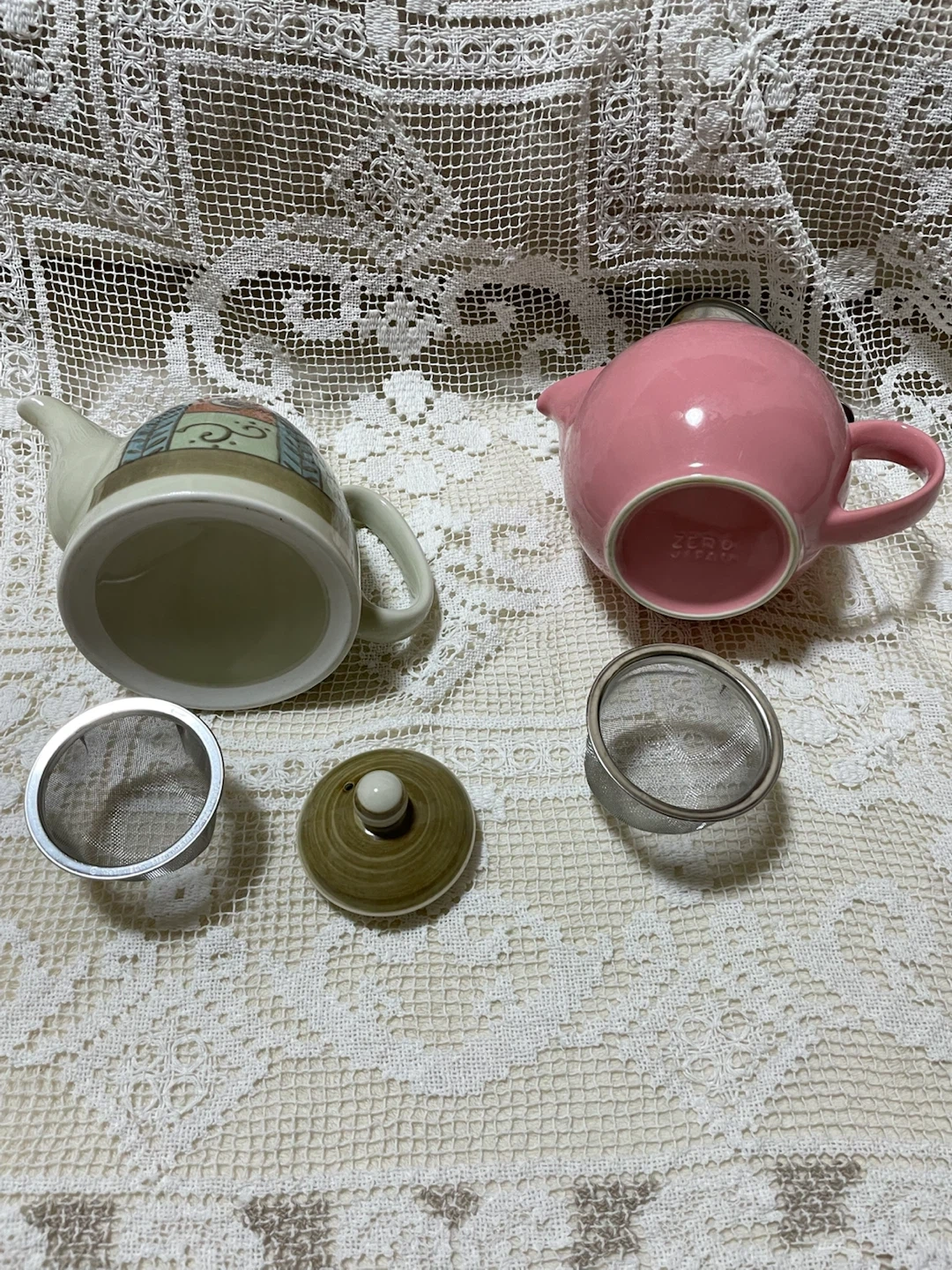 ティーポット 2点セット 陶器の写真3枚目