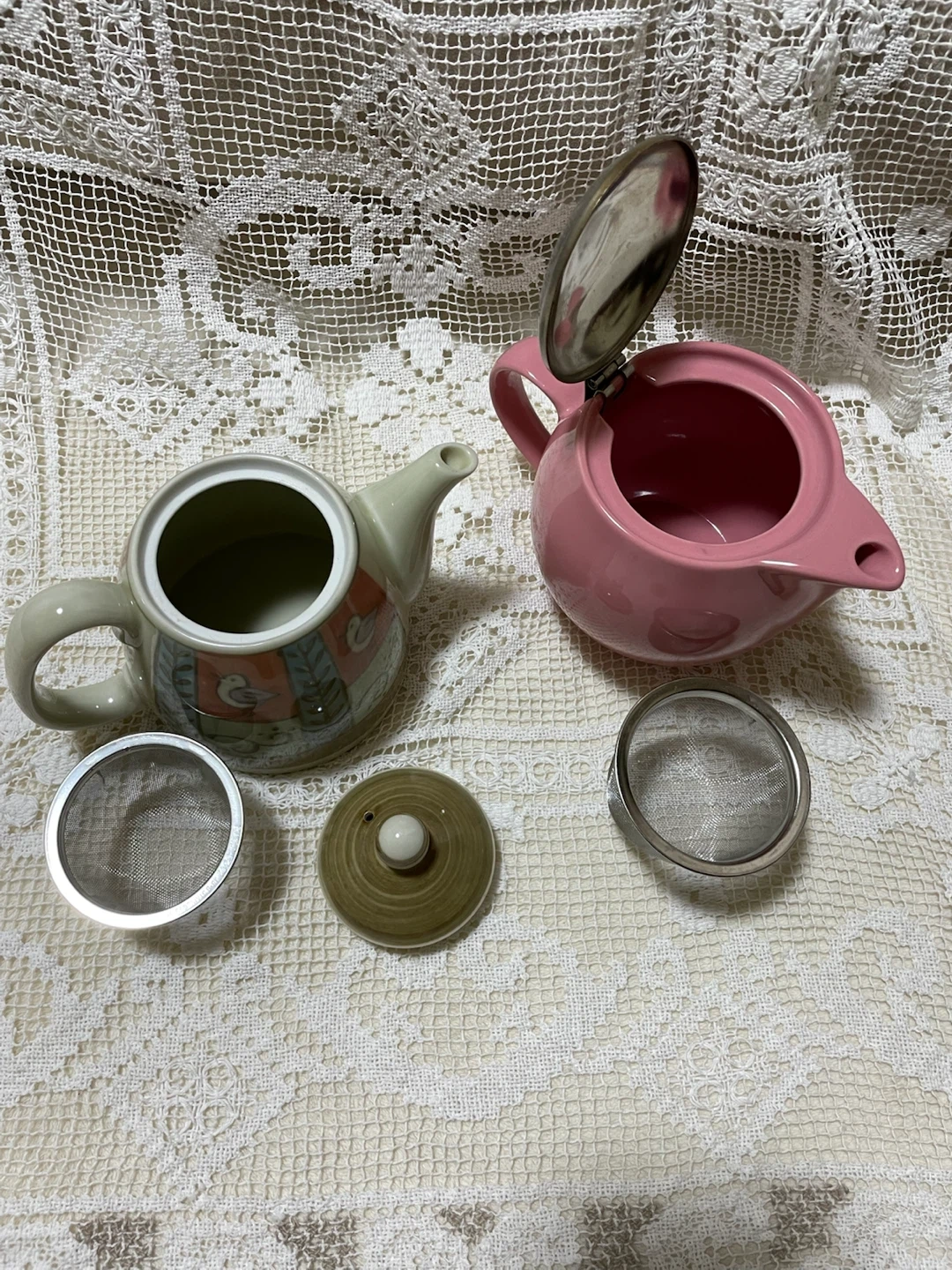 ティーポット 2点セット 陶器の写真4枚目