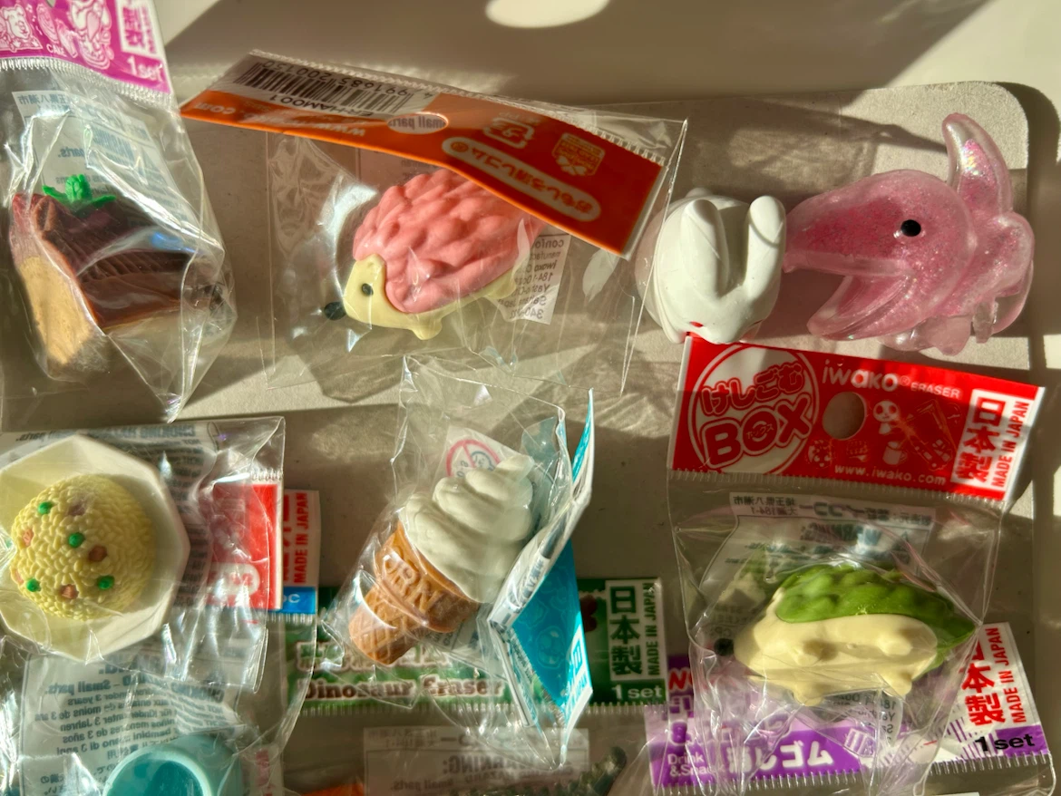 武蔵小杉★ 新品未使用 おもしろ消しゴム　コレクター　小学生　文房具 幼稚園 バスボールの写真4枚目
