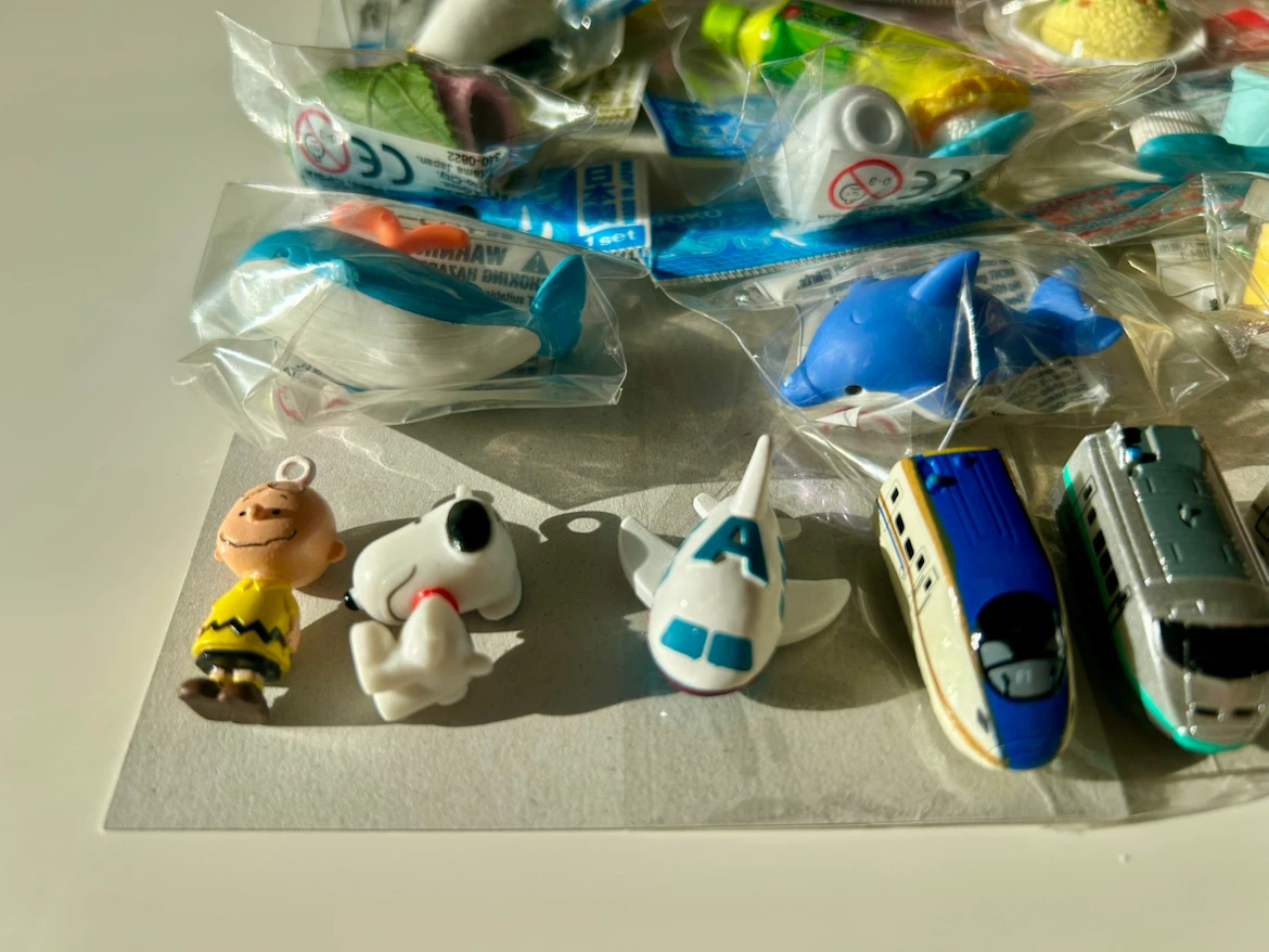 武蔵小杉★ 新品未使用 おもしろ消しゴム　コレクター　小学生　文房具 幼稚園 バスボールの写真6枚目