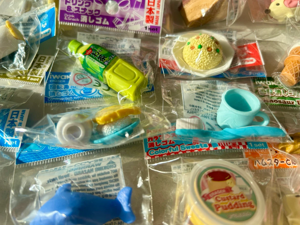 武蔵小杉★ 新品未使用 おもしろ消しゴム　コレクター　小学生　文房具 幼稚園 バスボールの写真8枚目