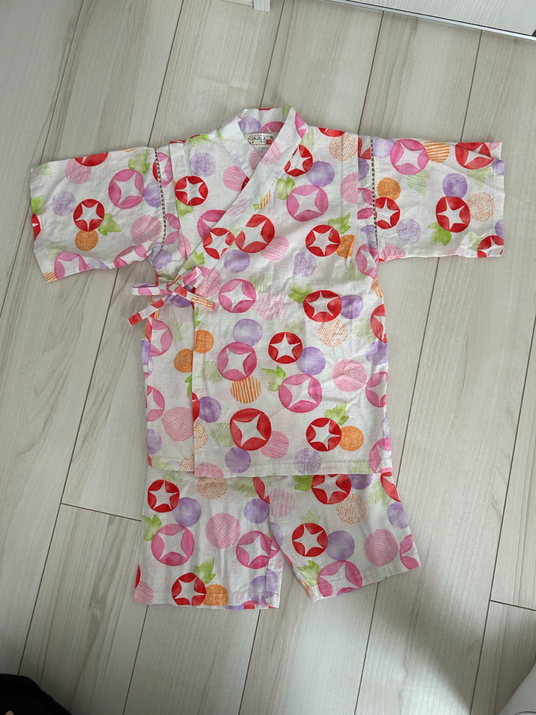 くろわっさんすべべ 甚平 130cm