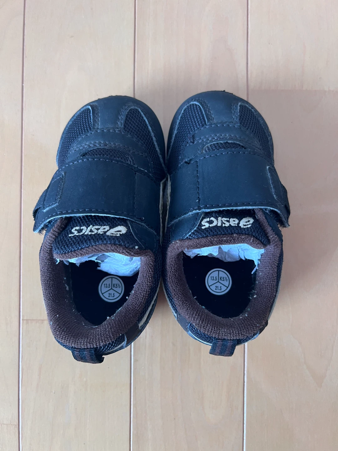 アシックス キッズ スニーカー 13.5cm ブラックの写真2枚目