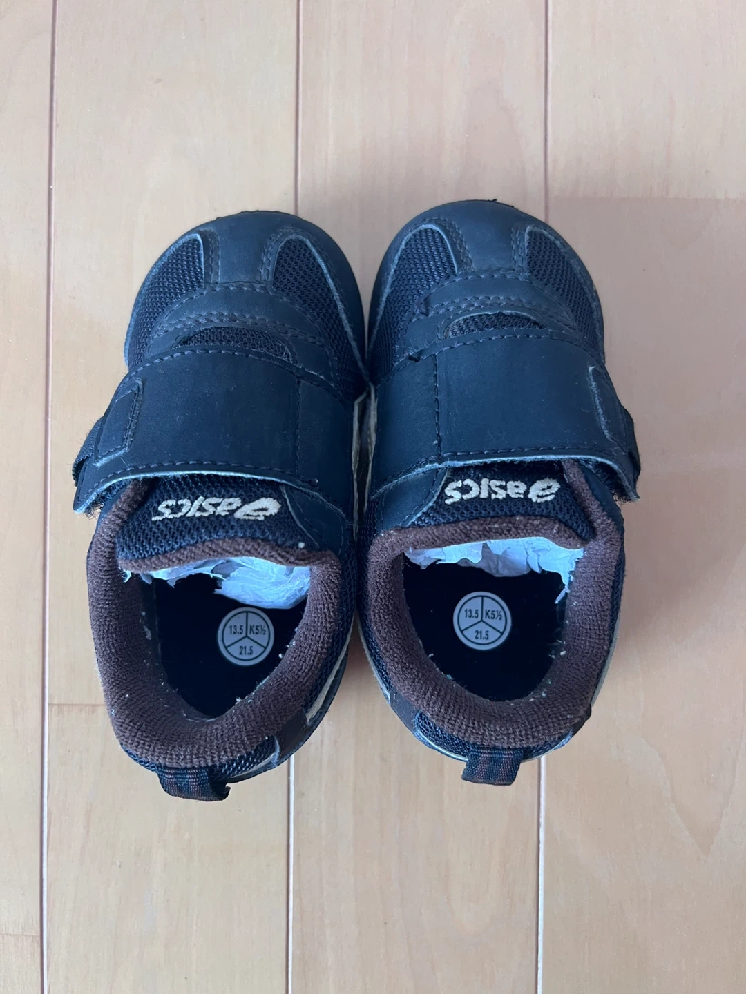 アシックス キッズ スニーカー 13.5cm ブラックの写真2枚目