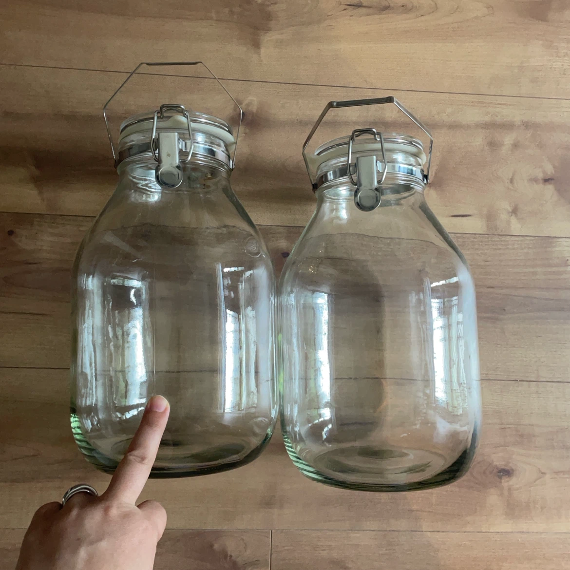セラーメイト ガラス保存瓶 4L 2個セットの写真2枚目