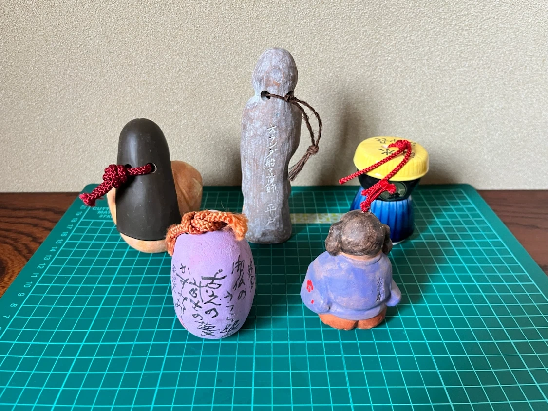 郷土玩具 土鈴 5点セットの写真2枚目