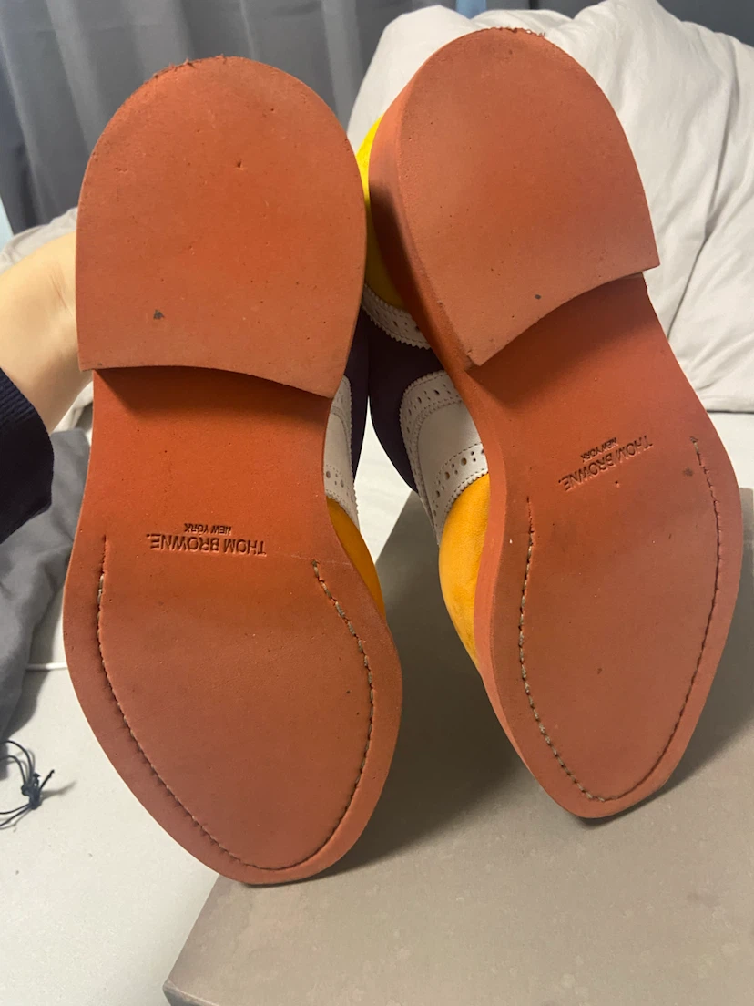 thom browne トムブラウン ウィングチップ シューズ 7サイズ 26cmの写真2枚目