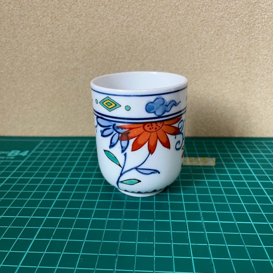 湯呑み 和柄 花模様 陶器