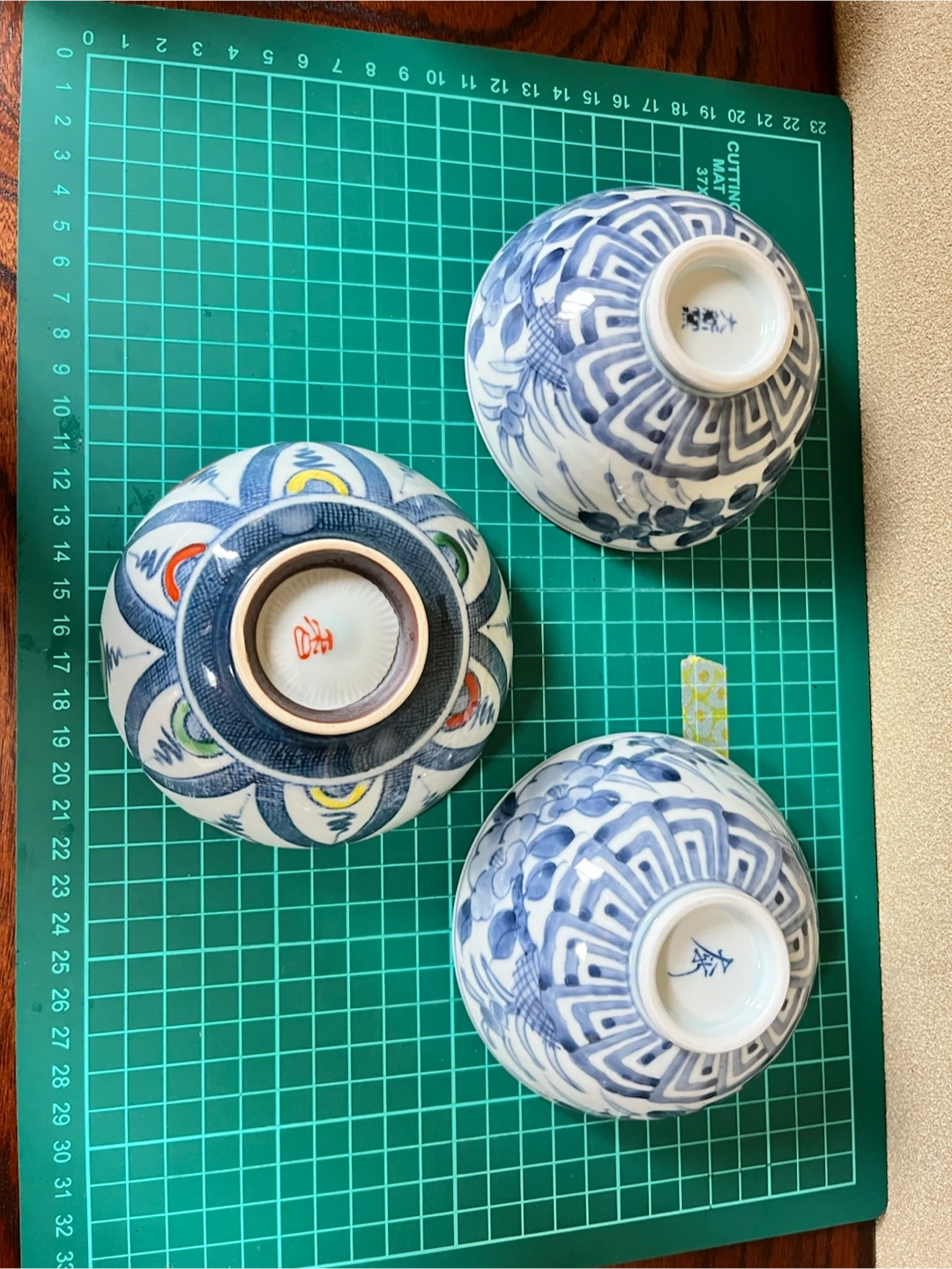 和食器 染付 飯碗 3点セットの写真3枚目