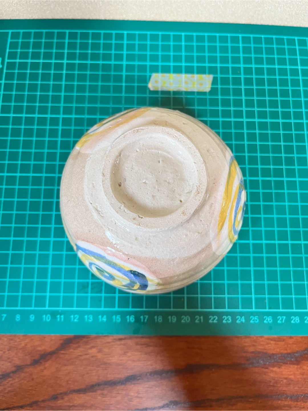 渦巻き模様 陶器 抹茶碗 茶道具の写真3枚目