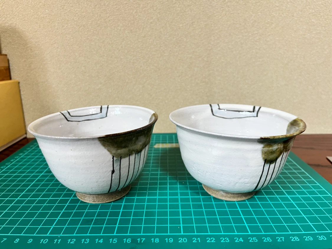 和風 茶碗 2個セット 陶器 茶道具