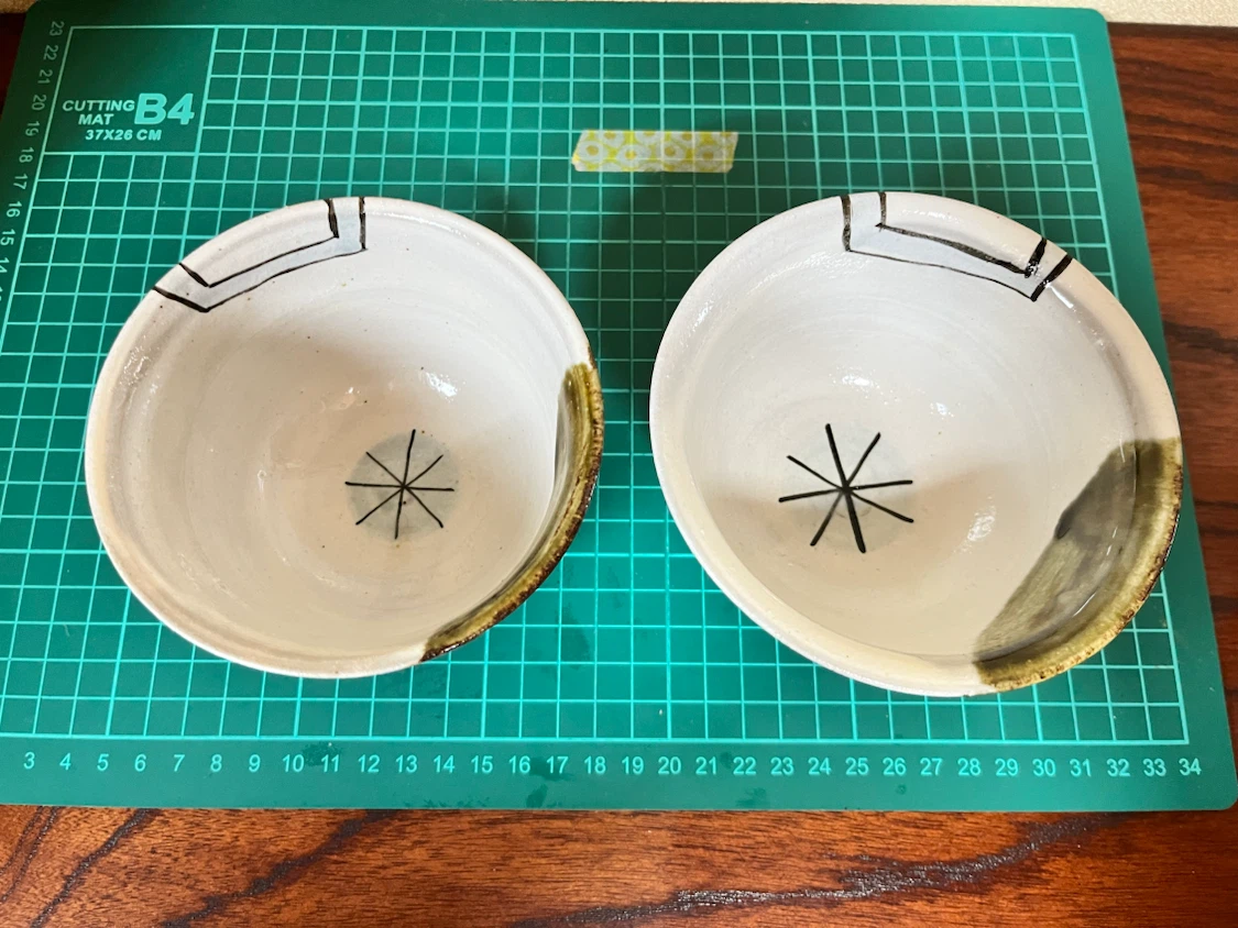 和風 茶碗 2個セット 陶器 茶道具の写真2枚目