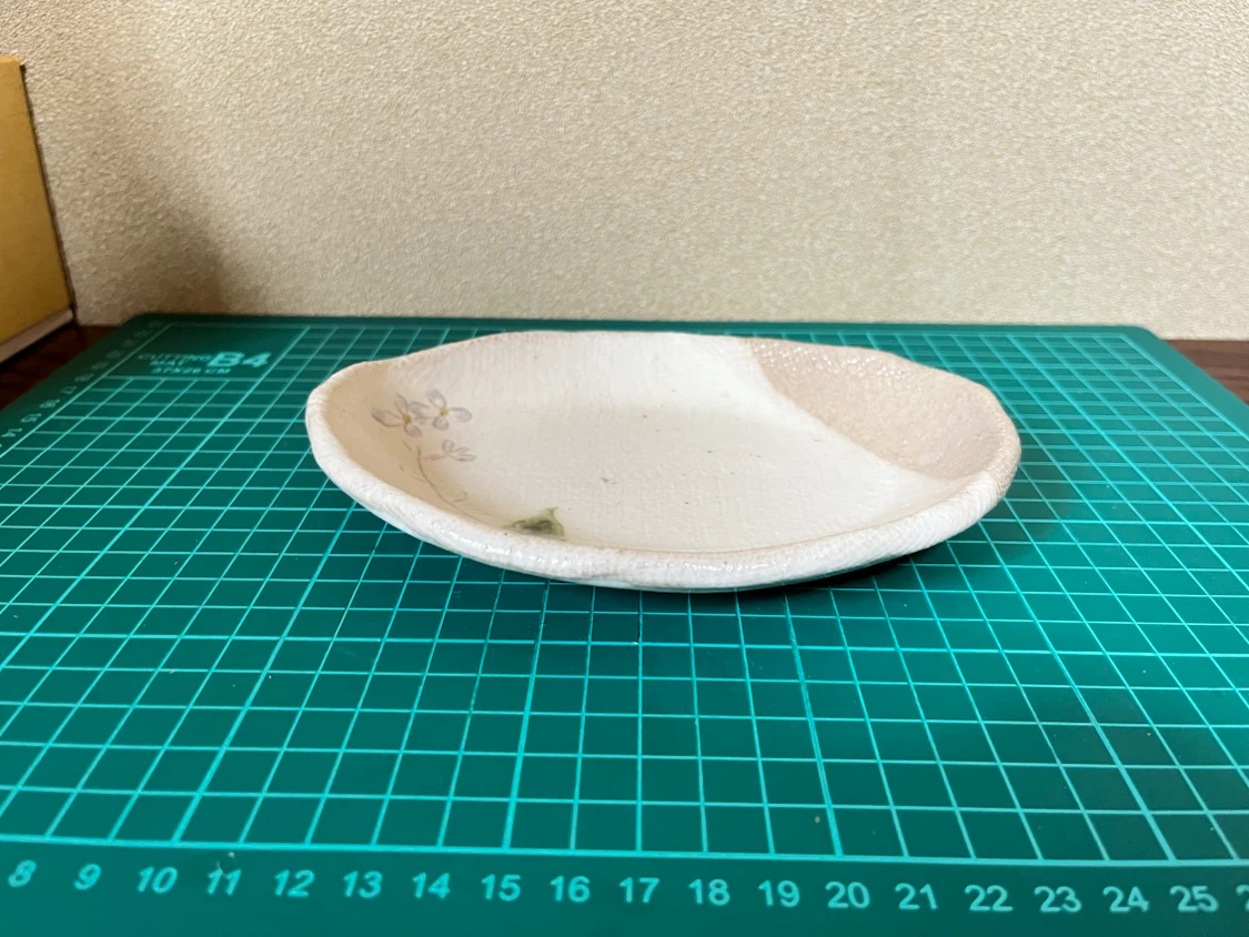 花柄 和風皿 陶器 中皿の写真2枚目