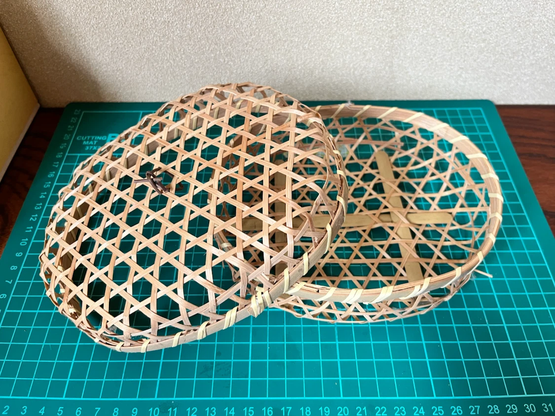 竹製 盛りかご 2点セットの写真3枚目