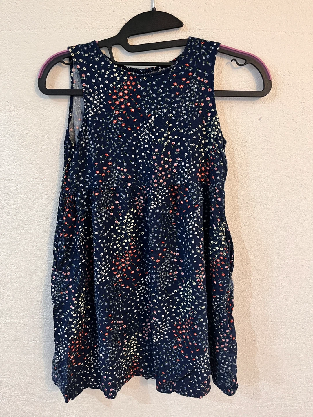 ユニクロ キッズ 花柄ワンピース 130cm