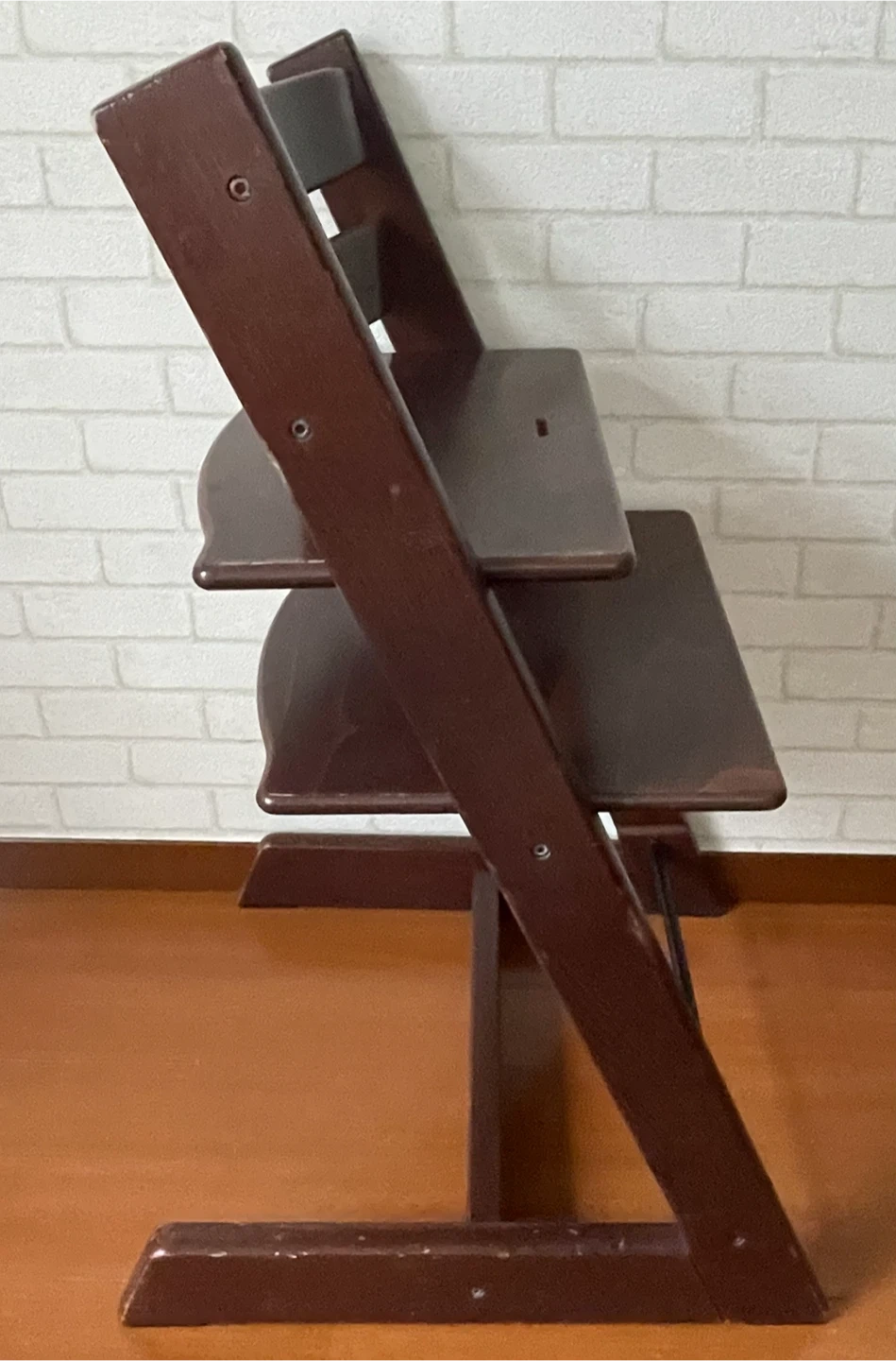STOKKE ストッケ ハイチェア トリップトラップ ブラウン シリアル4の写真2枚目