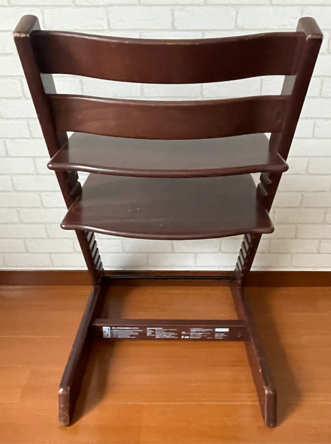 STOKKE ストッケ ハイチェア トリップトラップ ブラウン シリアル4の写真3枚目