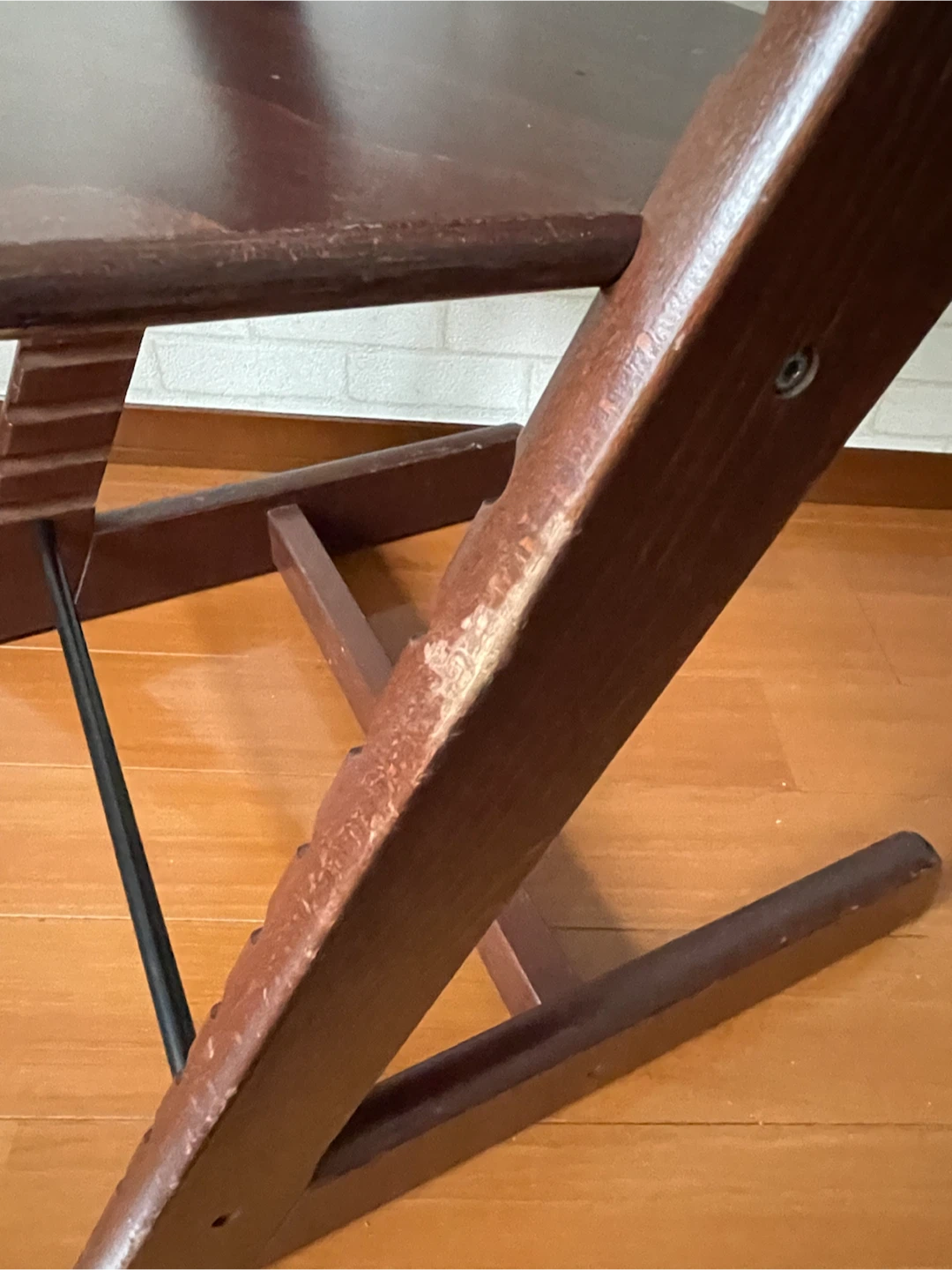 STOKKE ストッケ ハイチェア トリップトラップ ブラウン シリアル4の写真6枚目