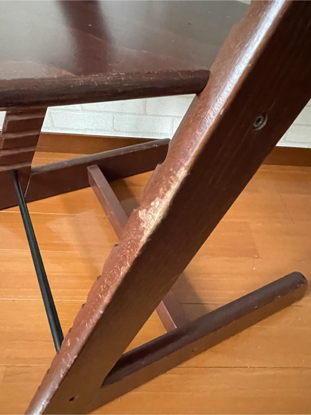 STOKKE ストッケ ハイチェア トリップトラップ ブラウン シリアル4の写真6枚目