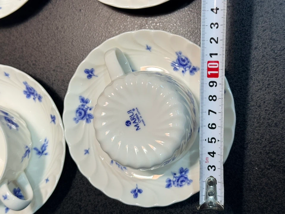 マルイ MARUI カップ&ソーサー 4客セットの写真7枚目