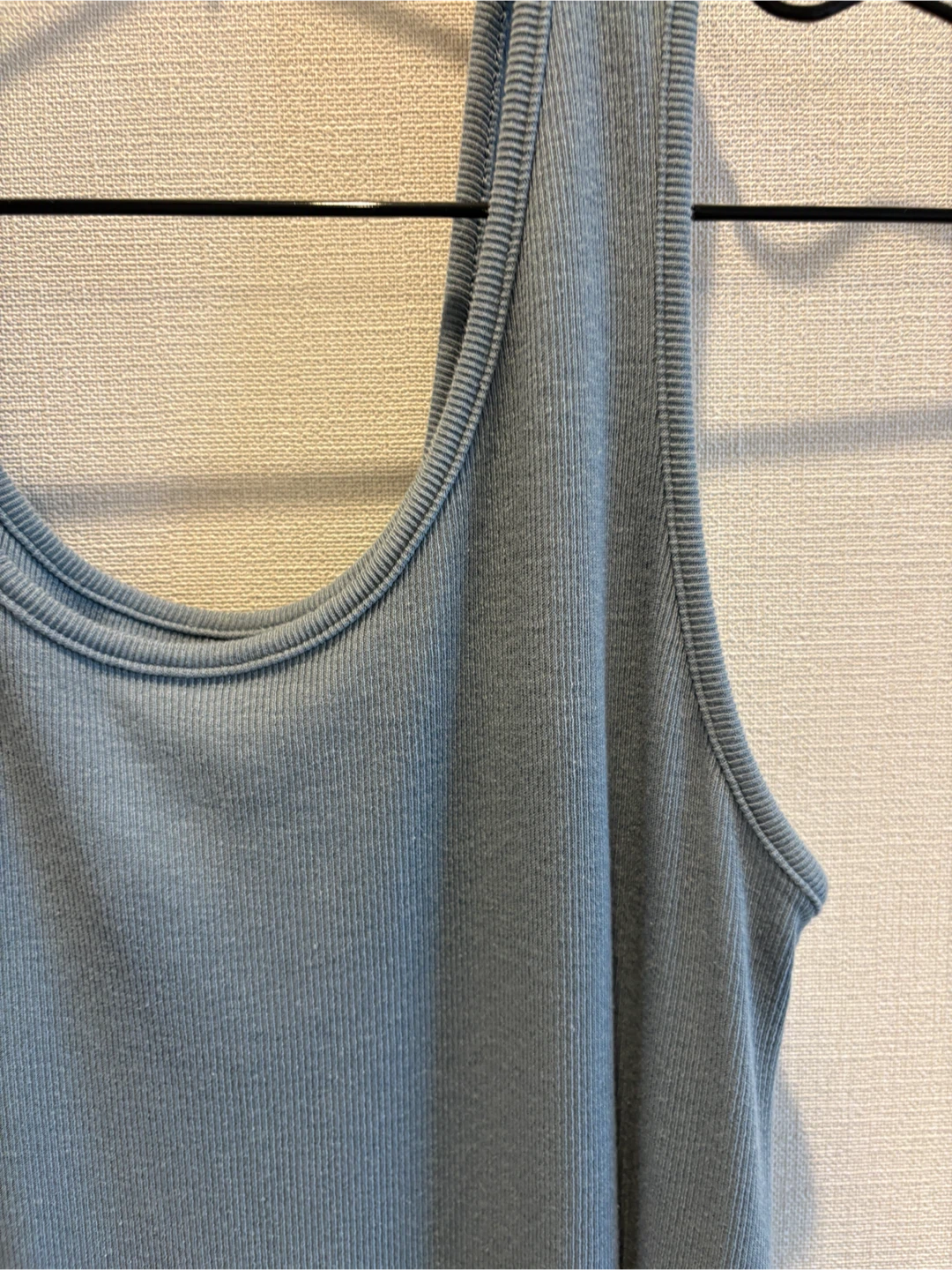 H&M ママ用リブタンクトップワンピース Mの写真2枚目