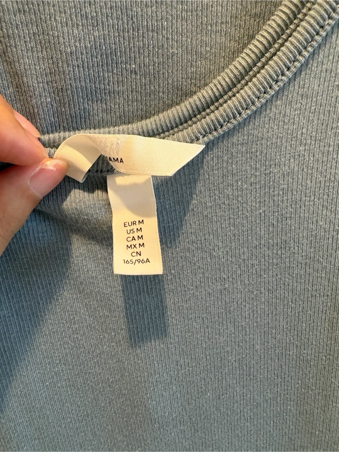 H&M ママ用リブタンクトップワンピース Mの写真3枚目
