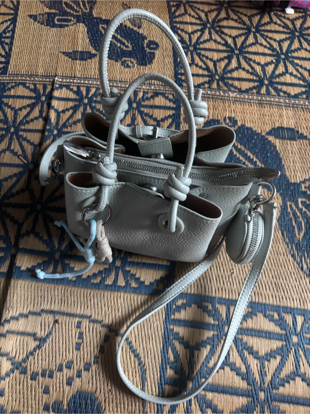 エレガント 2way ショルダーバッグ ミニポーチ付き