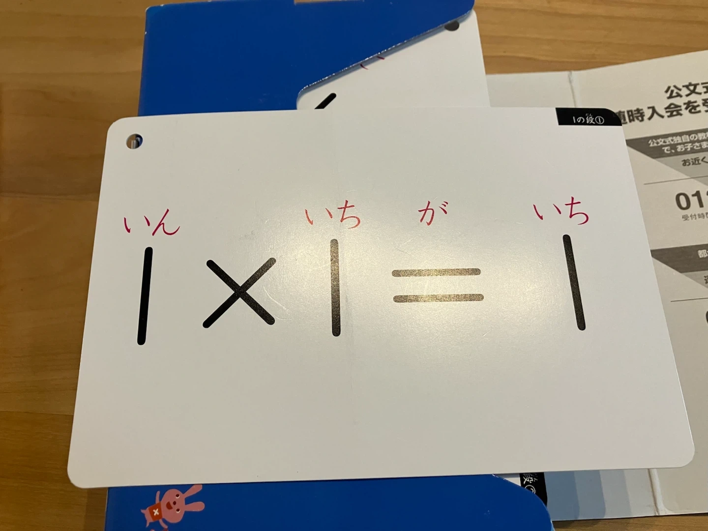 くもん出版 九九カードの写真3枚目