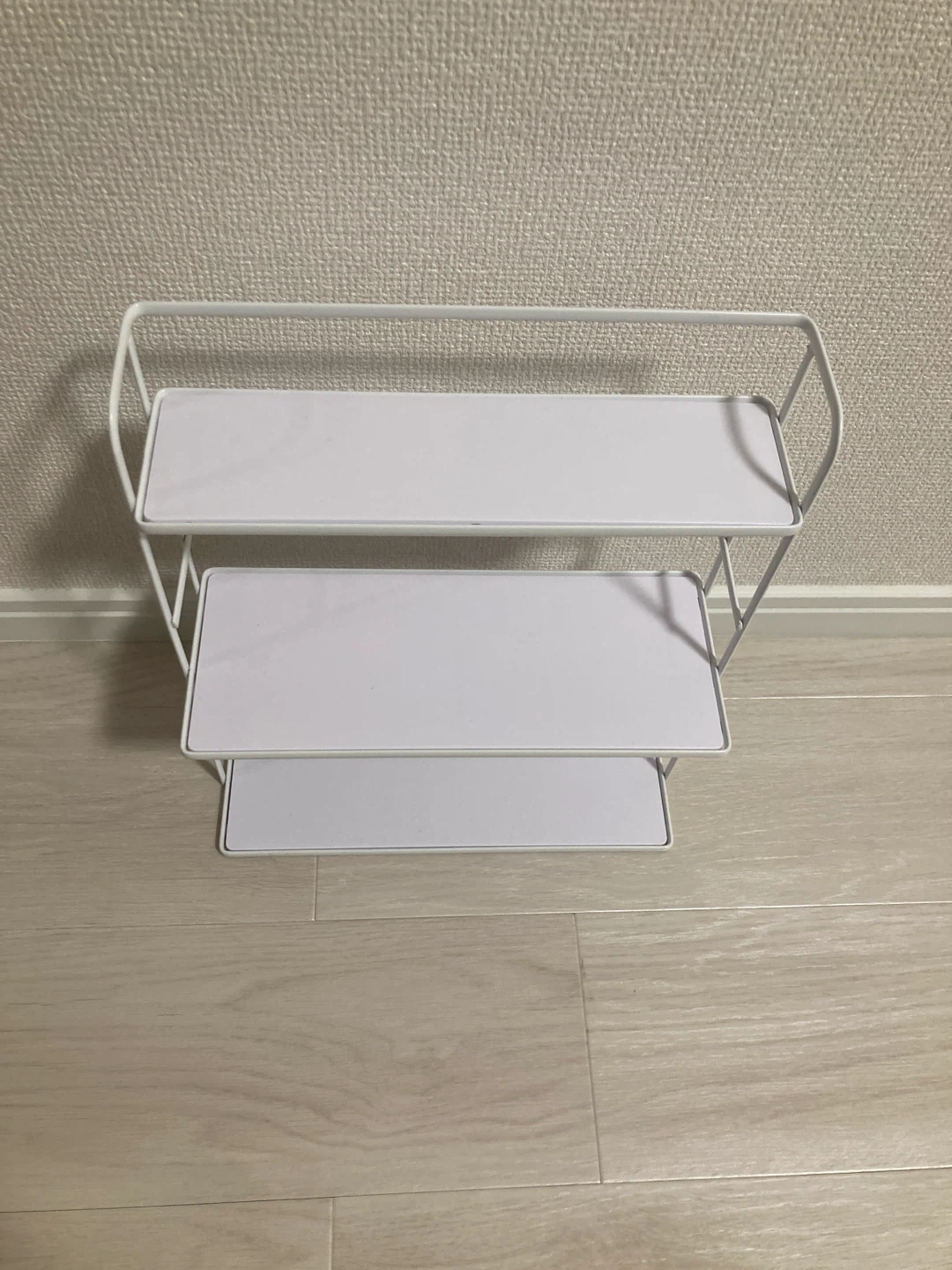 （ニトリ）3段 スパイスラック 調味料棚 ホワイトの写真4枚目