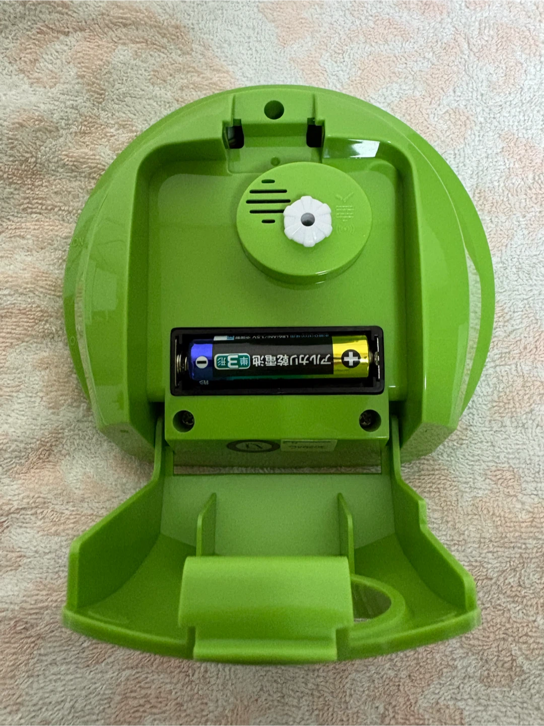 あたしンち 目覚まし時計 グリーン　時計機能のみの写真8枚目