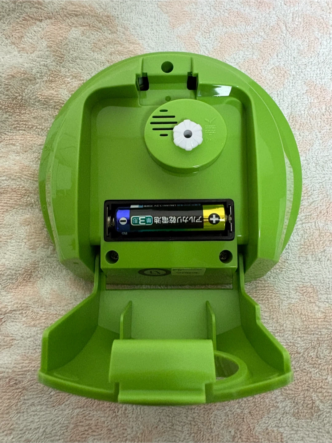 あたしンち 目覚まし時計 グリーン 時計機能のみの写真8枚目