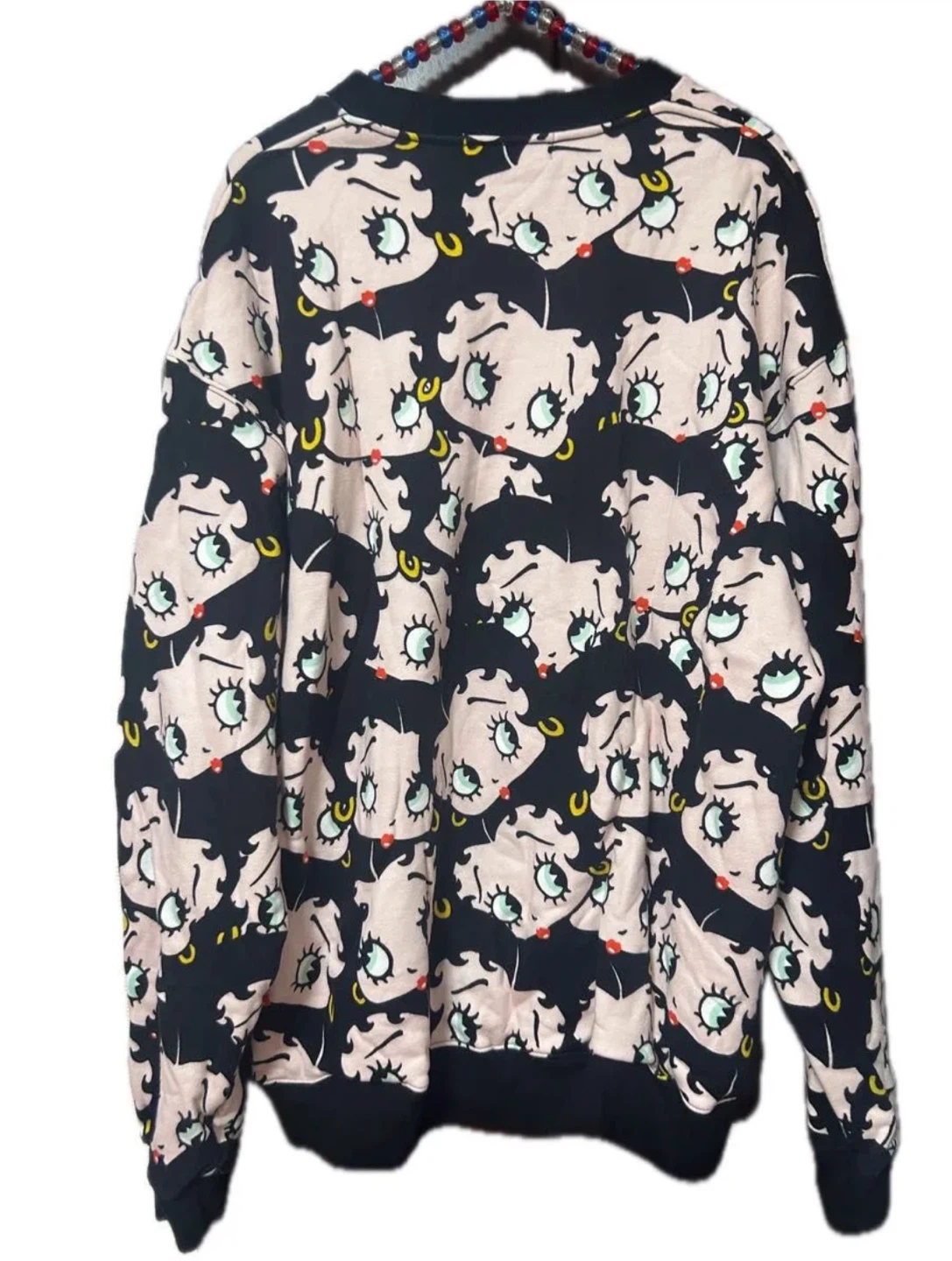 レア 未使用 JOY RICH × Betty Boop コラボスウェット XLの写真2枚目