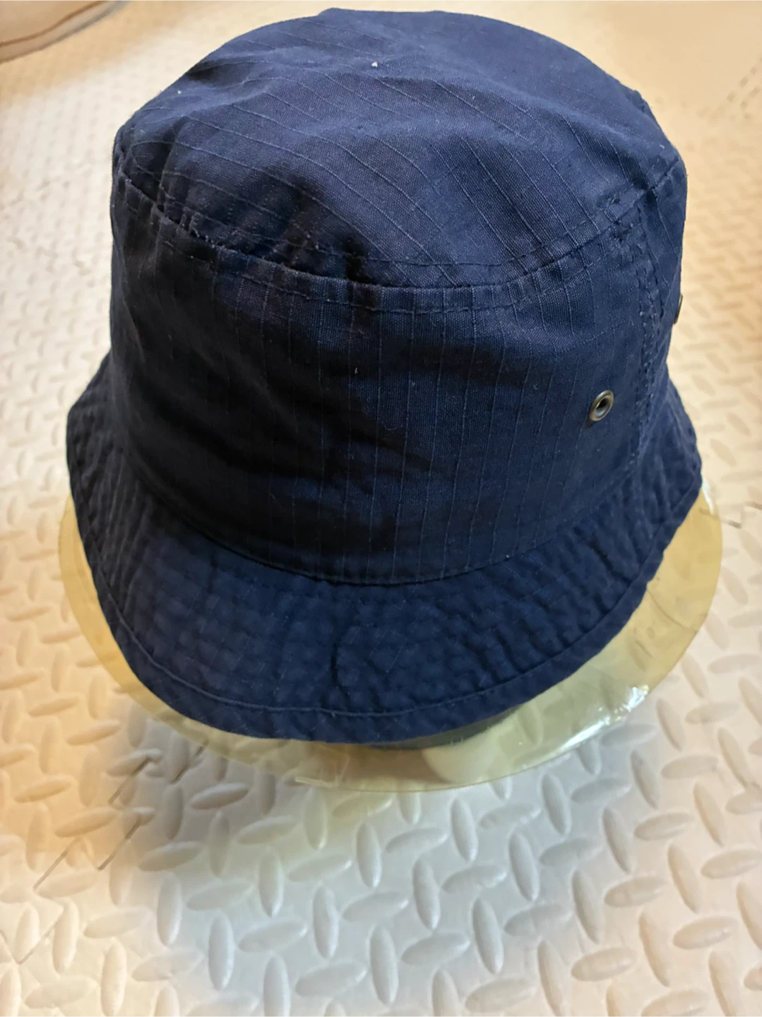 ネイビー バケットハット コットン