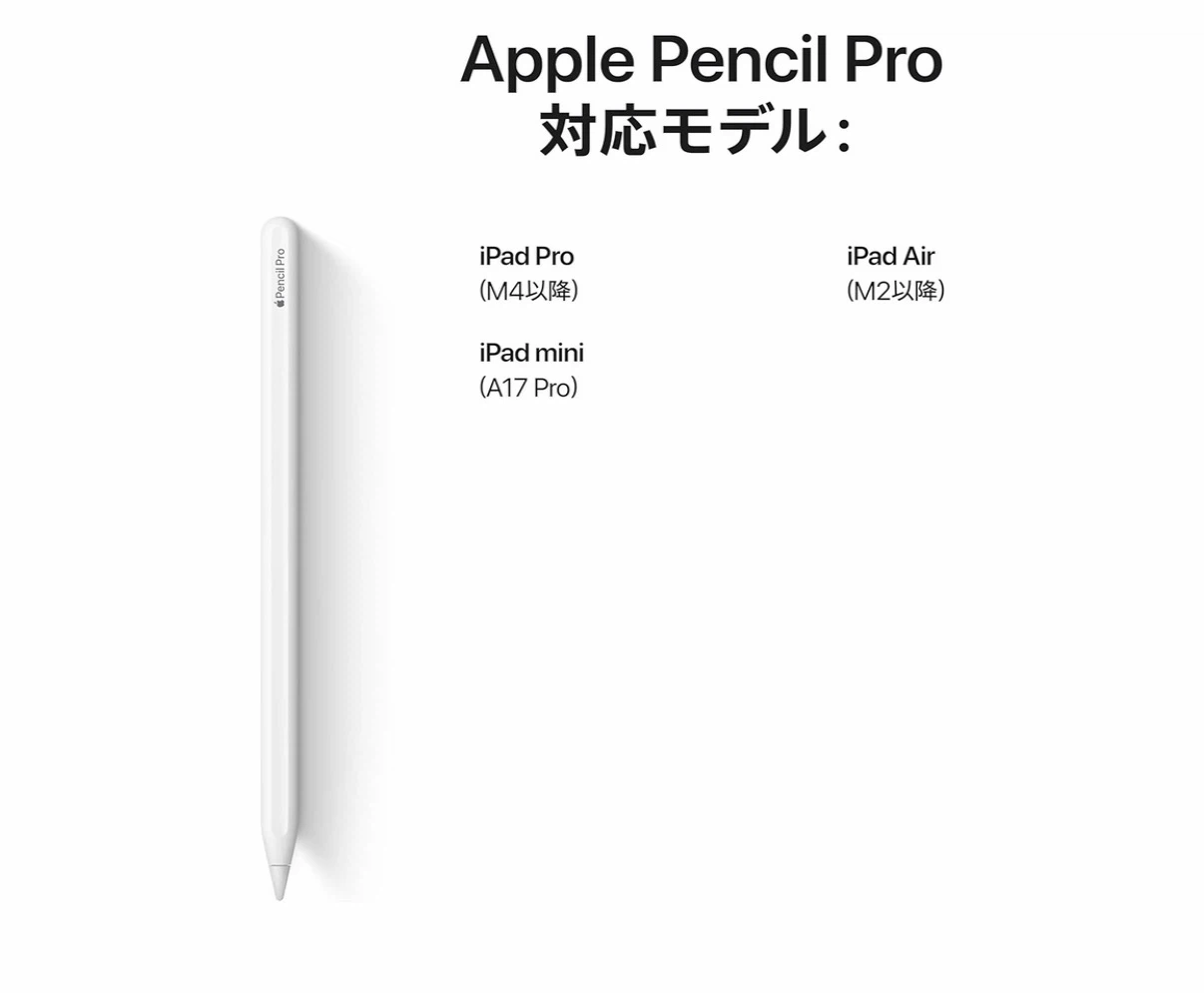アップル ペンシル プロ Apple Pencil Proの写真2枚目