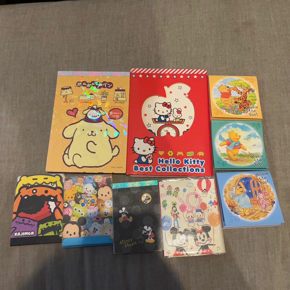 サンリオ ディズニー メモ帳 セット
