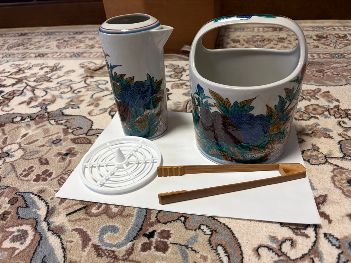九谷焼 瑞泉の器 手付き鉢 水入
