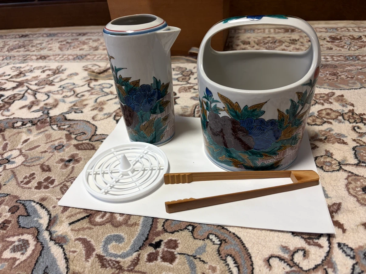 九谷焼 瑞泉の器 手付き鉢 水入