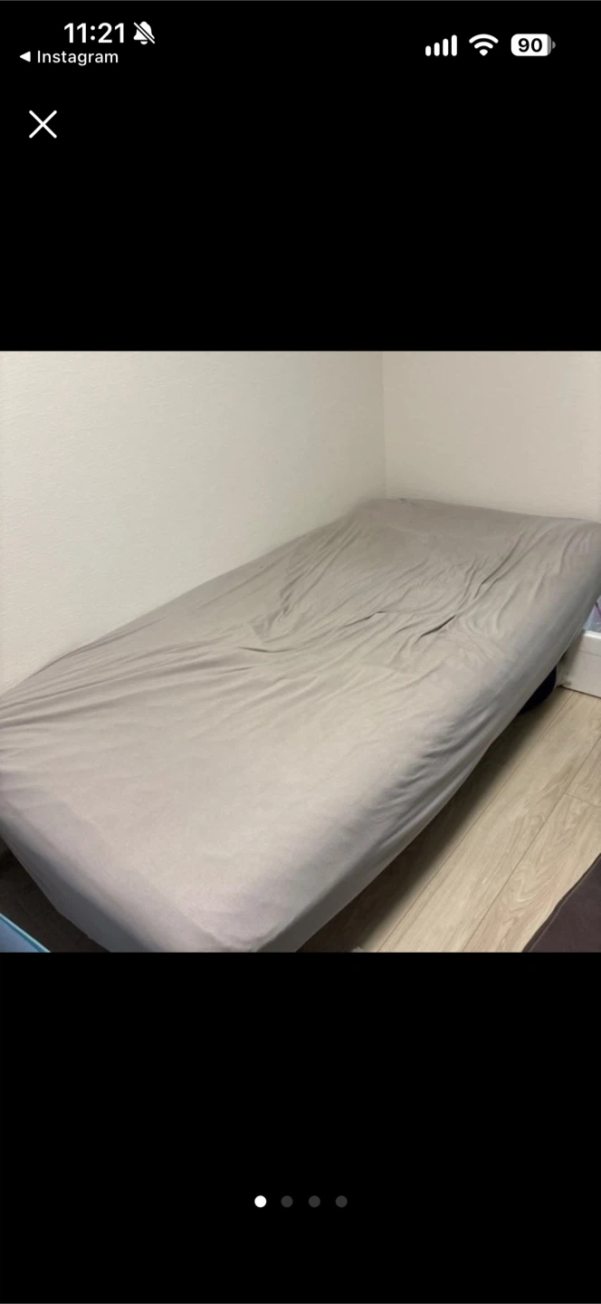 無印良品　シングル脚付マットレスの写真2枚目