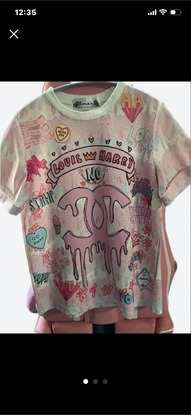 イーマックス 半袖Tシャツ ピンク