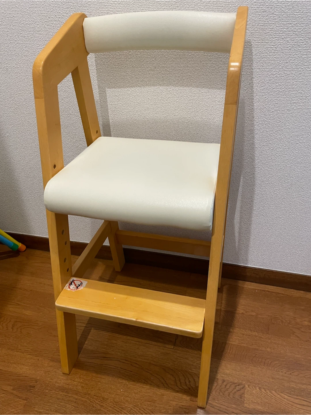 木製ハイチェア 高さ調節可能 キッズチェア