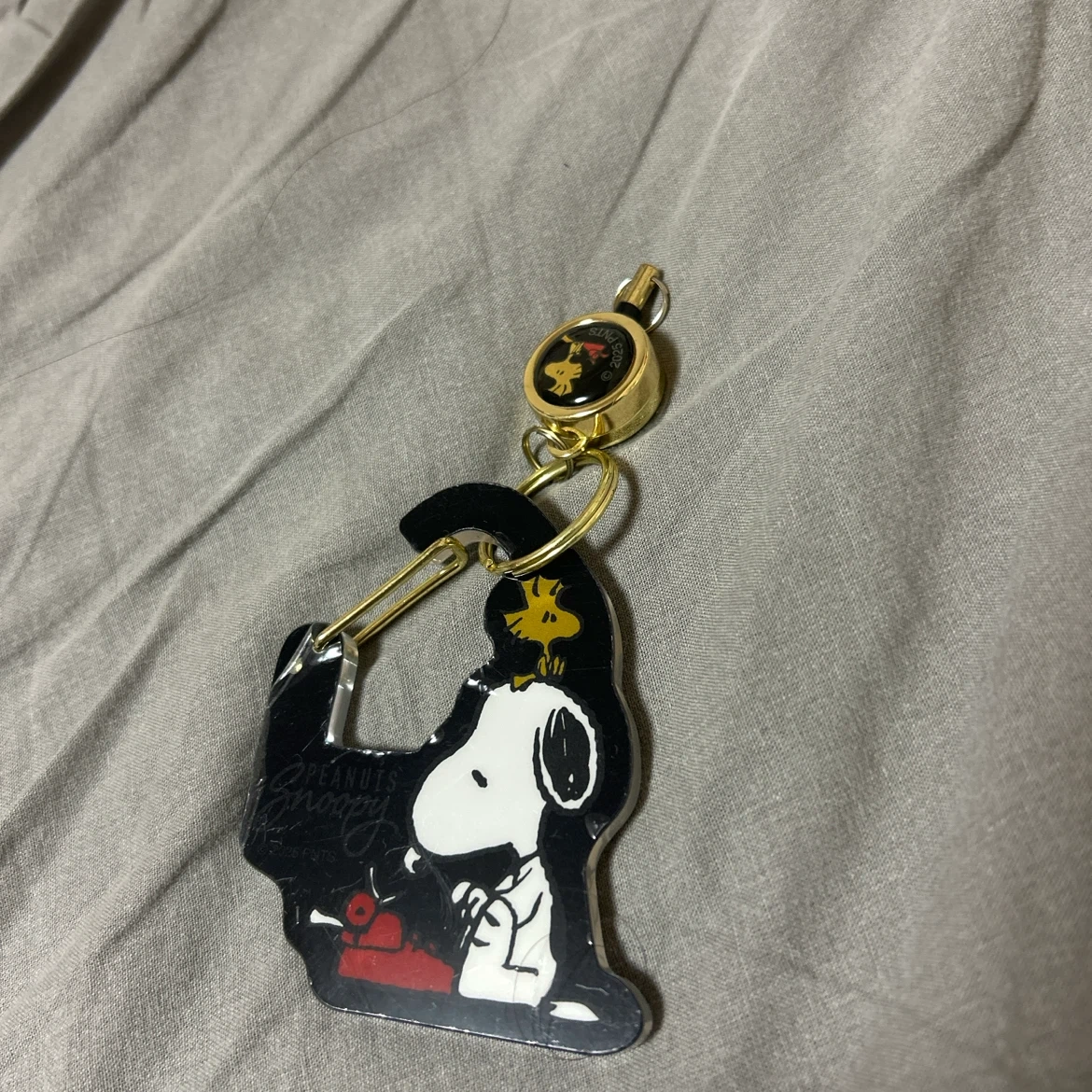 スヌーピー ピーナッツ リールキーホルダー