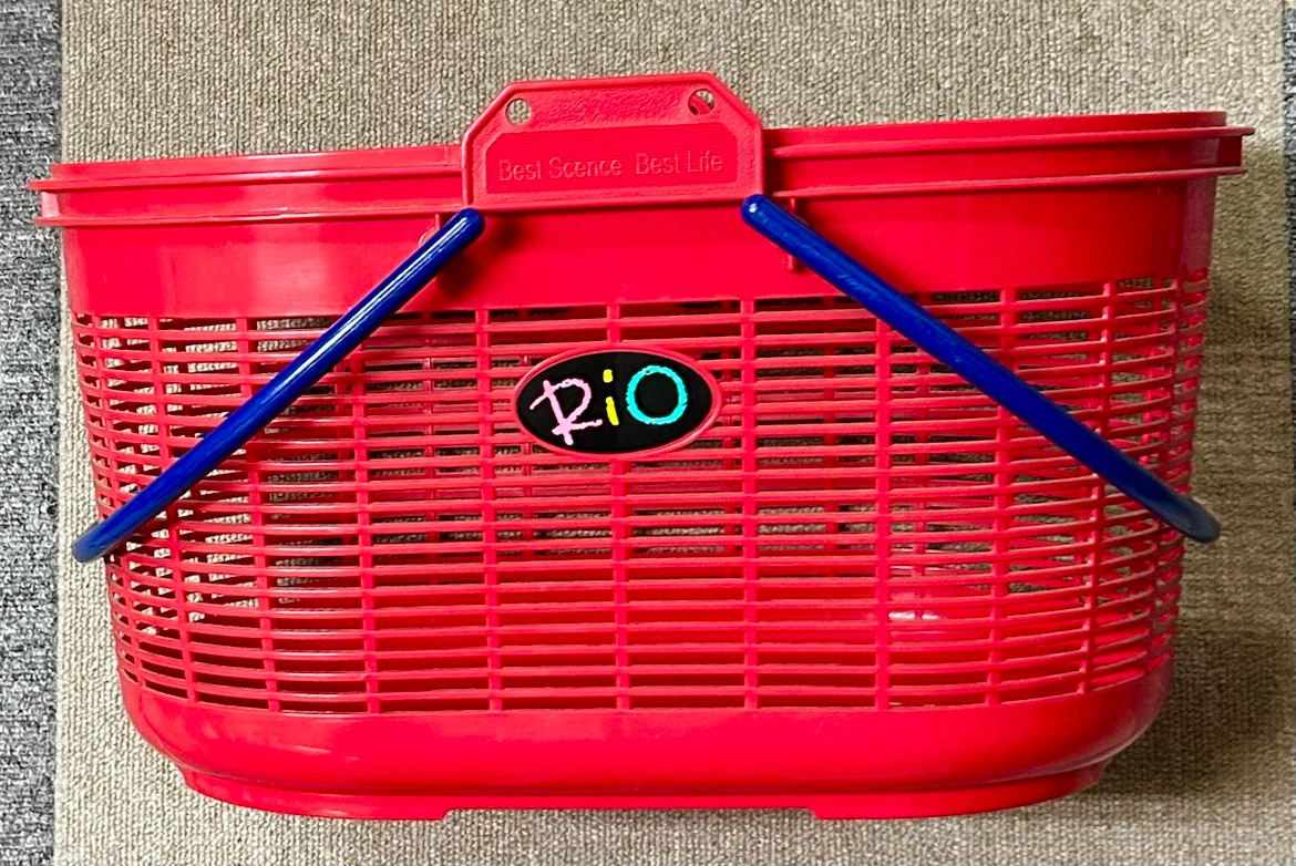 サンコープラスチック Rio バスケット 赤の写真2枚目