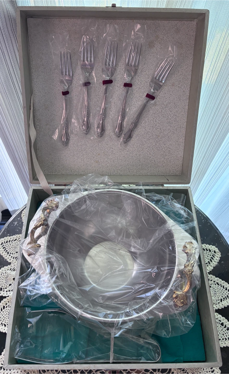 🌟豪華なサラダボウルセット ・フォーク…専用BOX付きの写真2枚目